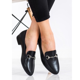 Sergio Leone Klassiska loafers med ekoläder svart 1