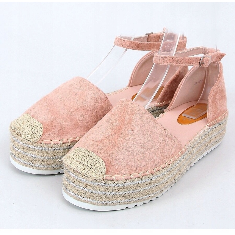 Espadriller, sandaler rosa 2138 Rosa 1