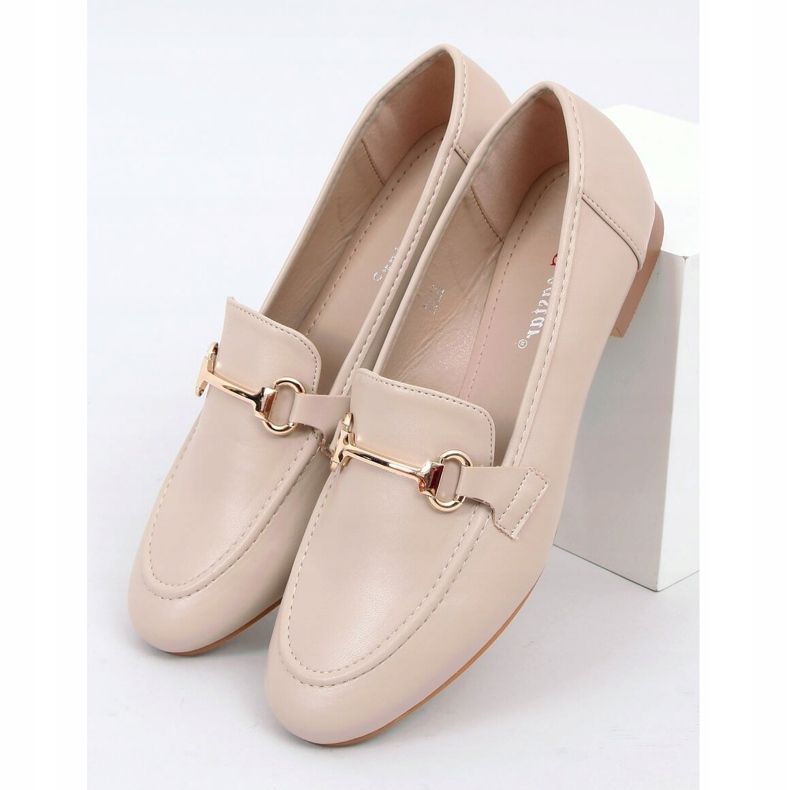 Dambeige loafers T392 Beige 1