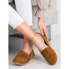 Diamantique Klassiska bruna loafers 1