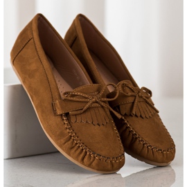 Diamantique Klassiska bruna loafers 2