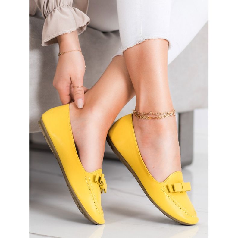 SHELOVET Gula herrar med ekoläder 1