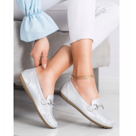 Queentina Eleganta Loafers med Cubic Zirconia silver- 1