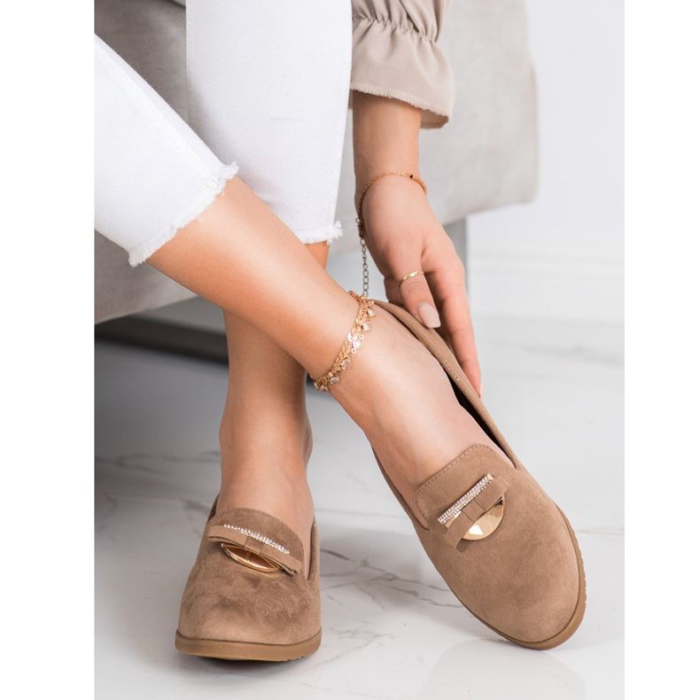 SHELOVET Eleganta Lords med Cubic Zirconia beige 1