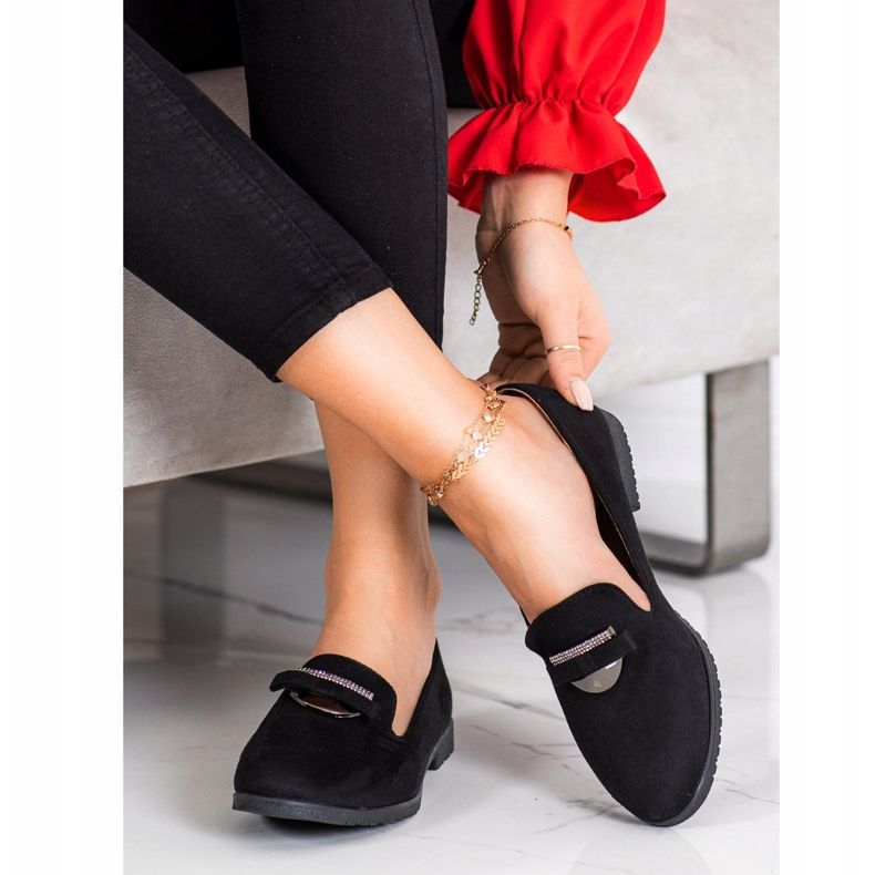 SHELOVET Eleganta Lords med Cubic Zirconia svart 1