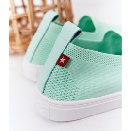 Barns Slip-On Big Star HH374101 Mint Slip-On sneakers grön 1