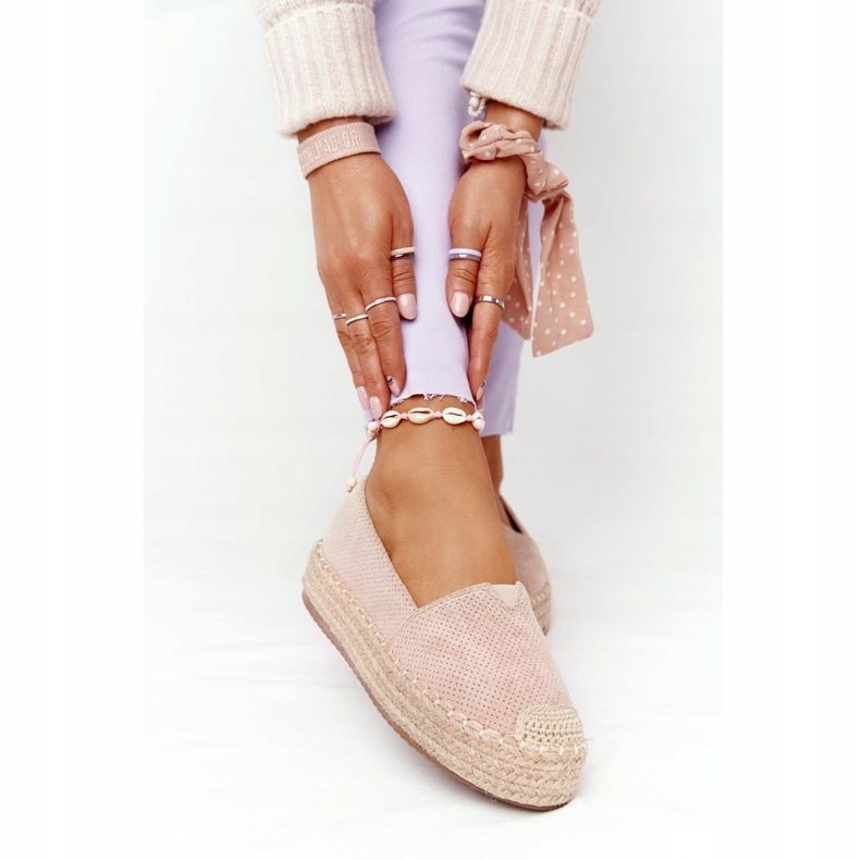 Espadrilles På halmplattformen Beige Highway 2
