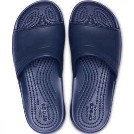 Crocs Classic Slide Kids tofflor för barn 204981410 marinblå 2