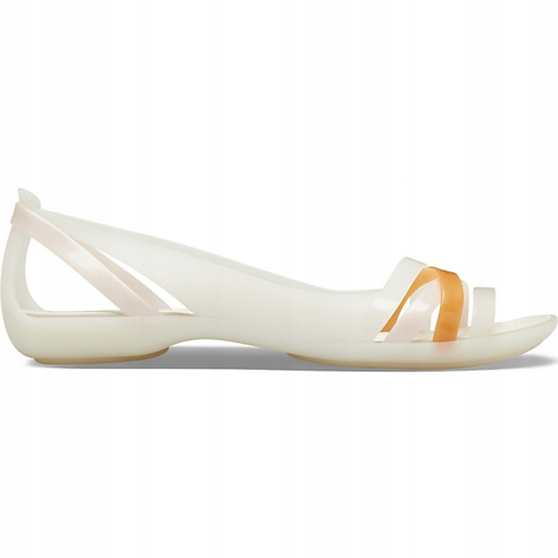 Crocs sandaler Isabella Huarche 2 Flat W vit 204912 12U 1