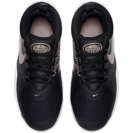 Nike Team Hustle D 9 svart-grå-vita AQ4224 001 barnskor 1