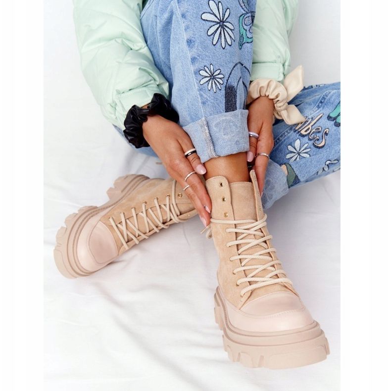 Suede Boots Workery Lewski Shoes 3007-0 Sand beige mångfärgad 2