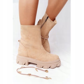 Suede Boots Workery Lewski Shoes 3006-0 Sand beige mångfärgad 1