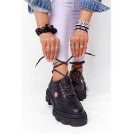 Läder Oxfords Lewski Shoes 3011-0 Svart 1