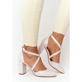 Pärlpumpar på en pelare Sergio Leone SK863 Beige 2