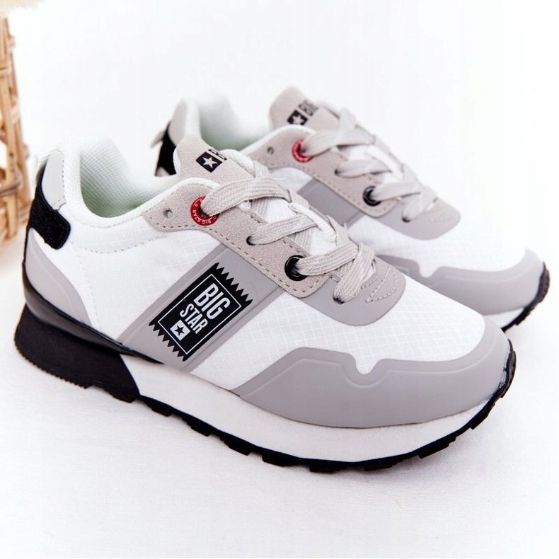 Barnsportskor Memory Foam Big Star HH374168 Vit 2