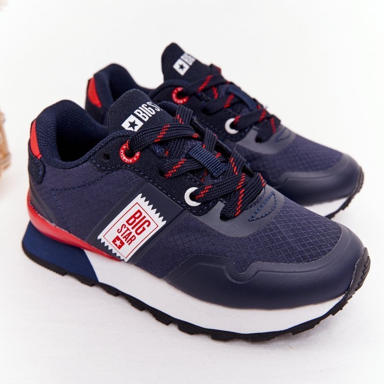 Barnsportskor Memory Foam Big Star HH374171 Marinblå 2