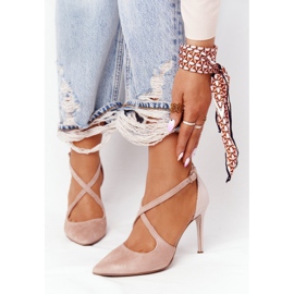 PV3 Elegant mocka Stilettos Visconi 7400 Rosa 1