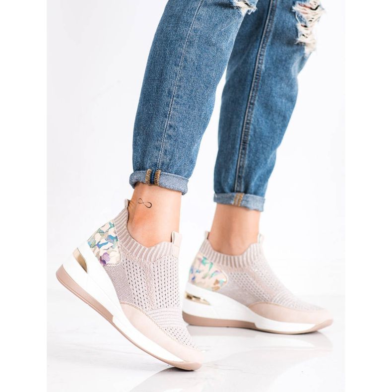 ARTIKER Moro Print Slip-On Sneakers rosa mångfärgad 1