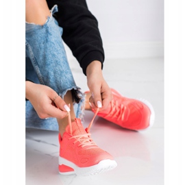 SHELOVET Openwork sportskor orange 1