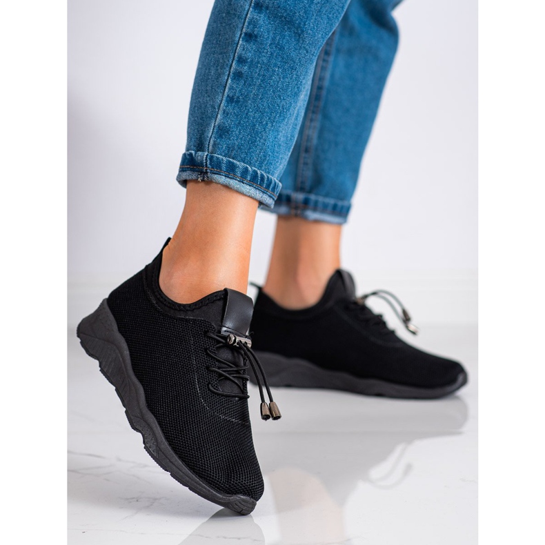 SUPER COOL Svarta textilskor 1