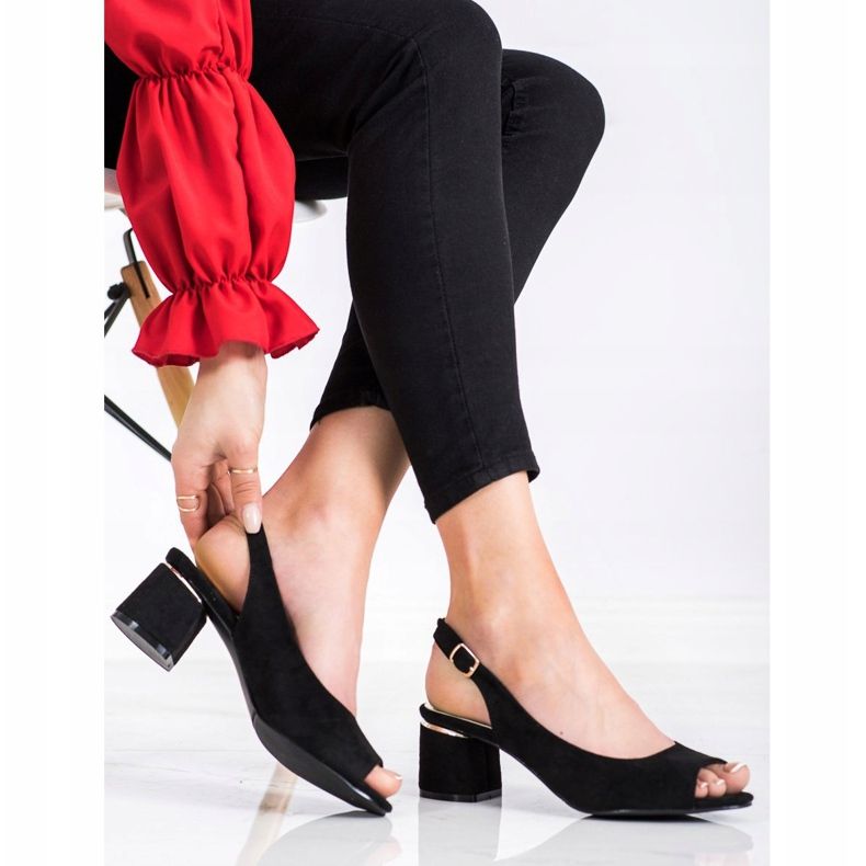 Goodin Casual sandaler på en bar svart 2