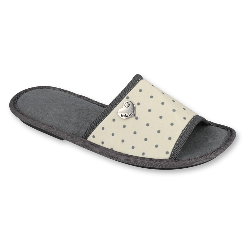 Inblu damskor 155D104 beige grå 1