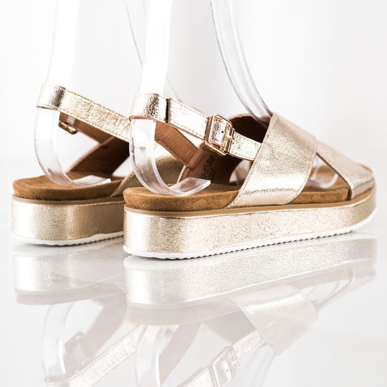 Goodin Gyllene sandaler på plattformen 1
