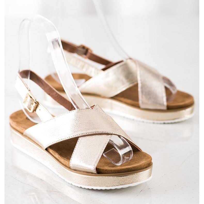 Goodin Gyllene sandaler på plattformen 2