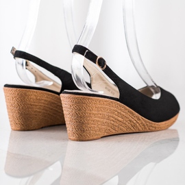 Goodin Casual Wedge Sandals svart 1