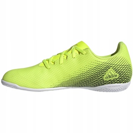 Adidas X Ghosted.4 In fotbollsskor gul-svart-vit FW6906 gula färger 3