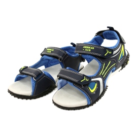 American Club American RL23 läderinsats marinblå blå grön 1