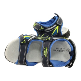 American Club American RL23 läderinsats marinblå blå grön 3