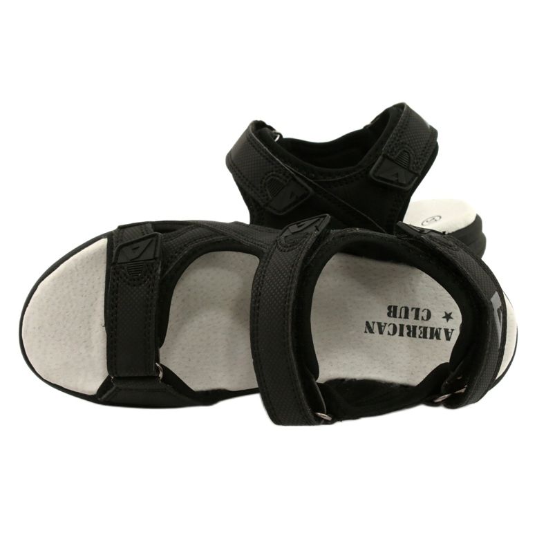 American Club Sport Sandaler Läderinsats HL09 / 21 Svart 3