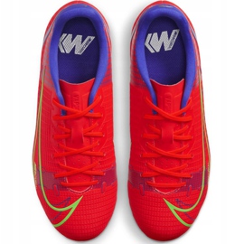 Nike Mercurial Vapor 14 Academy FG / MG Junior CV0811 600 fotbollsskor röd röd 1