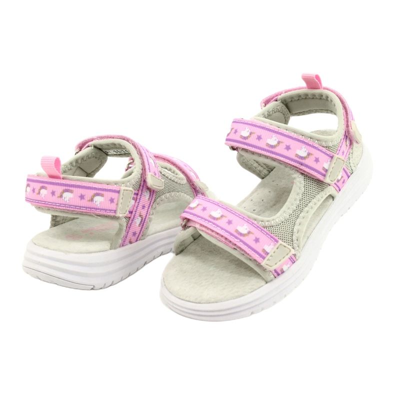 American Club RL39/21 Sandaler i läder, lila purpur 2
