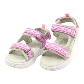 American Club RL39/21 Sandaler i läder, lila purpur 1