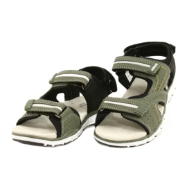 American Club Sportssportpojkar läderinsats ES33/21 Khaki grön 1