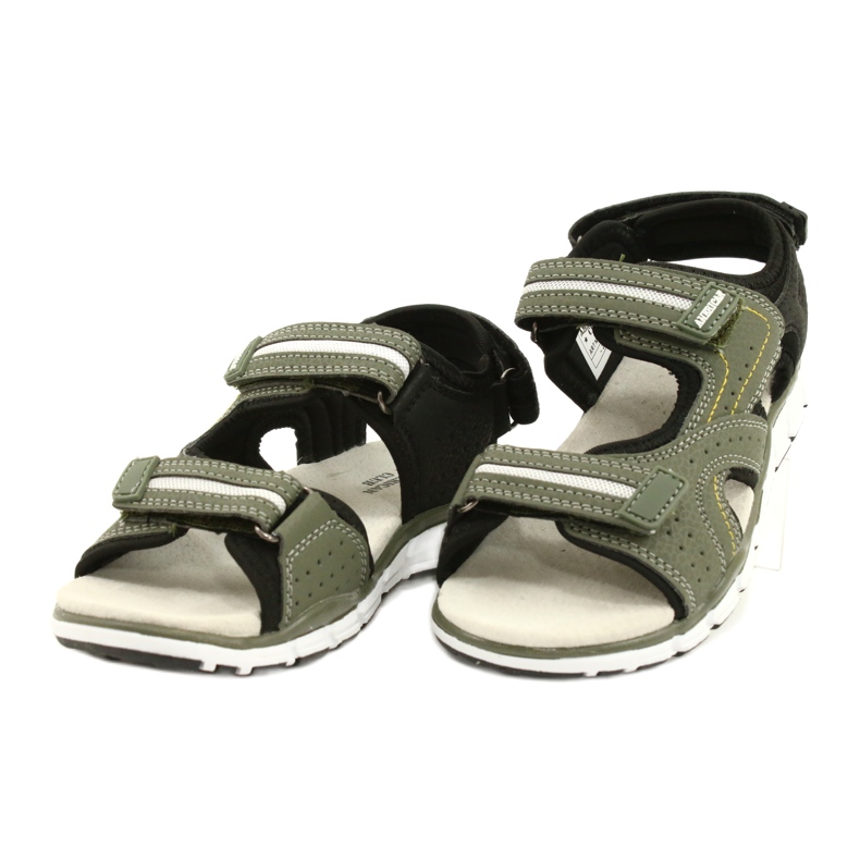 American Club Sportssportpojkar läderinsats ES33/21 Khaki grön 1