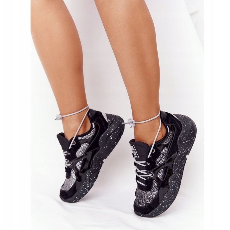 Kvinnors sportskor Memory Foam Big Star HH274325 Svart 2