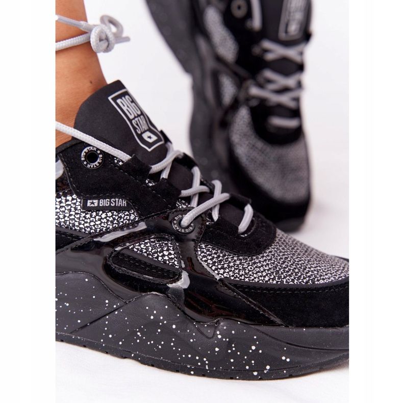 Kvinnors sportskor Memory Foam Big Star HH274325 Svart 1