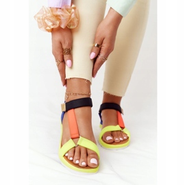 MSMG Kvinnors sandaler på en gummisula mångfärgad främling 2