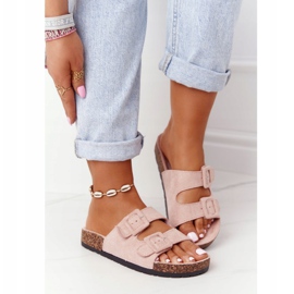 MSMG Mocka Tofflor På Korken Sula Ljusrosa Jennifer 2