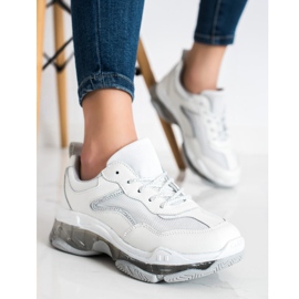 Goodin Läder Sneakers vit 2