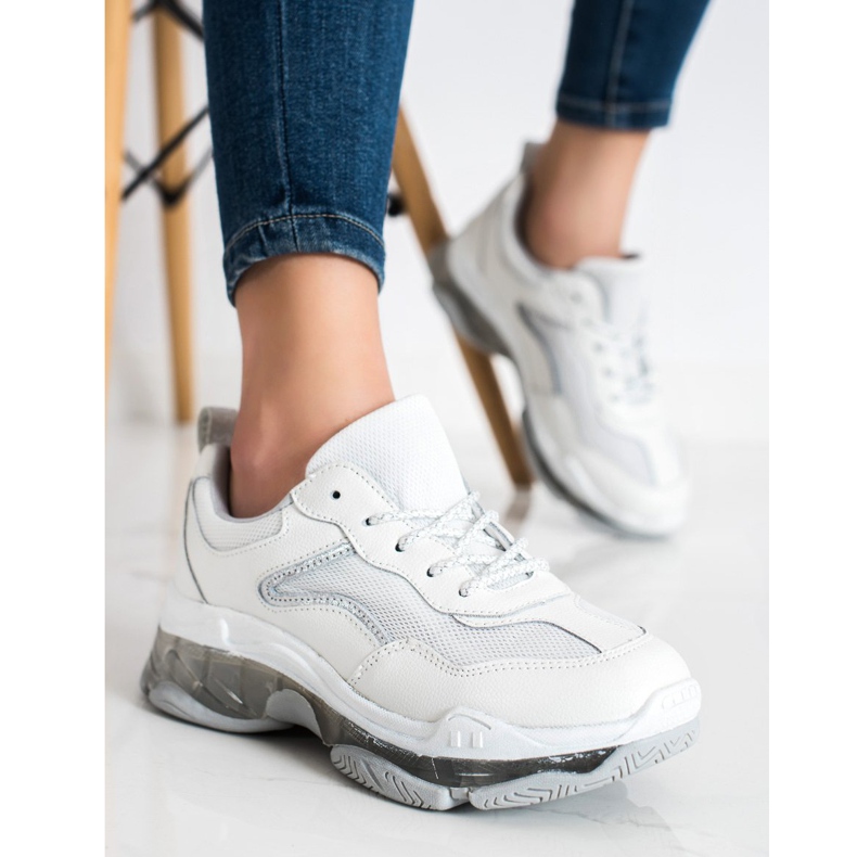 Goodin Läder Sneakers vit 2