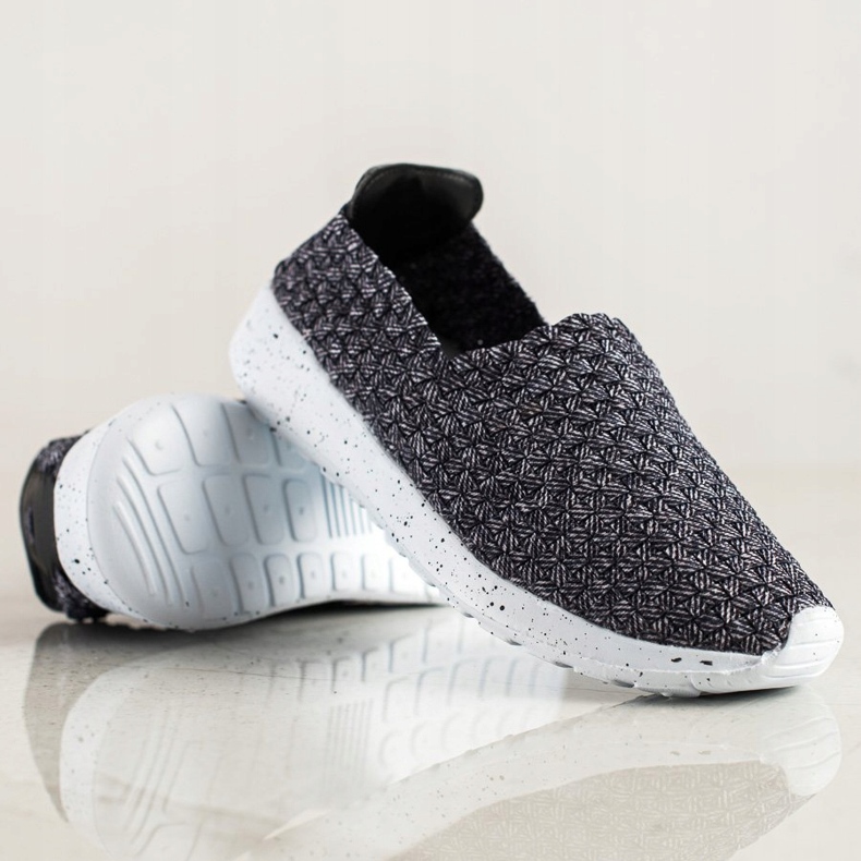 Sabatina Grå flätade slipons 1