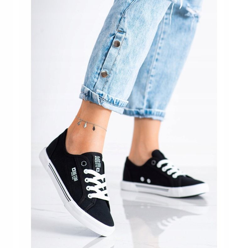 Dam Big Star Sneakers HH274065 svart 1