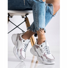 Dam Sneakers Big Star HH274255 vit 2