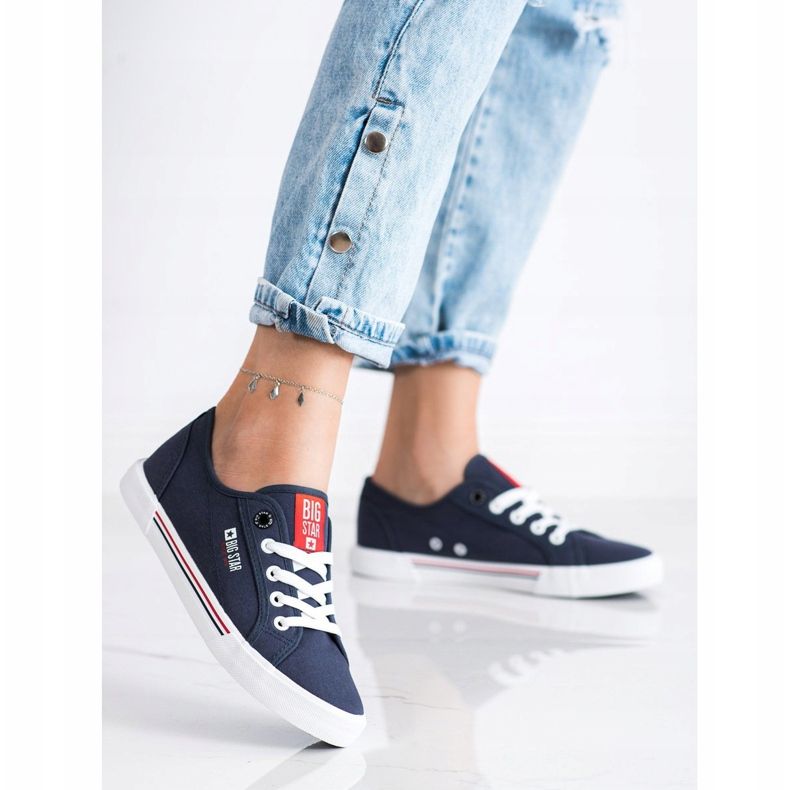 Dam Big Star Sneakers HH274063 blå 1