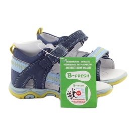 Bartek 81824 blå sandaler för pojkar med kardborreband 5