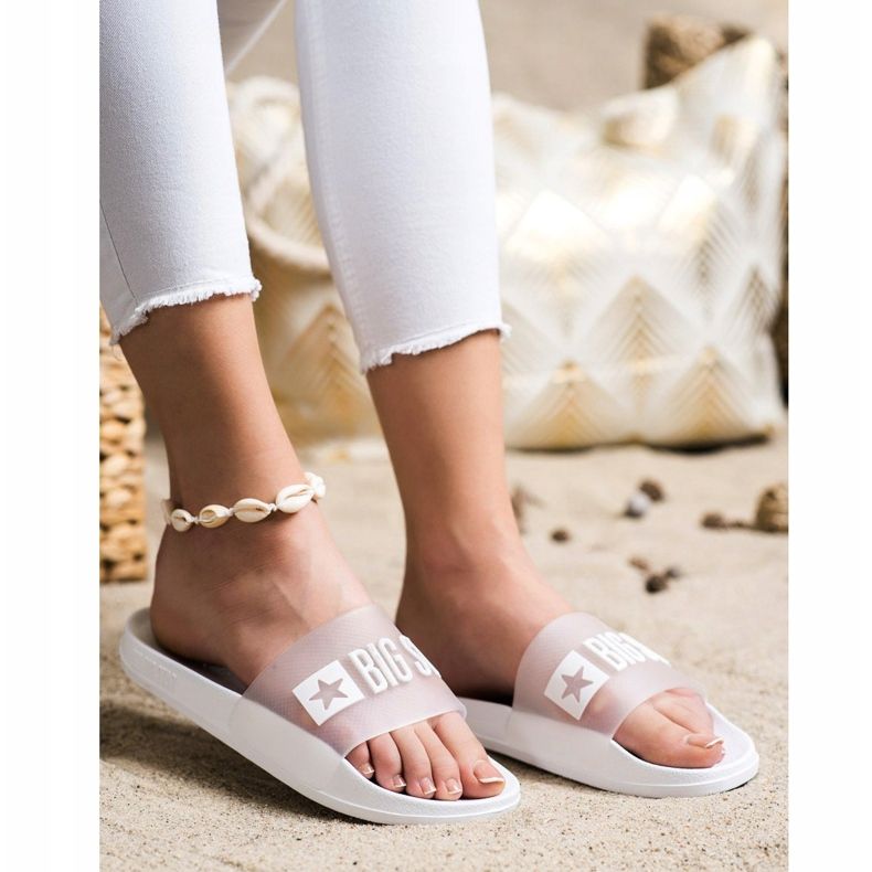 Big Star Tofflor för kvinnor FF274A199 vit 1